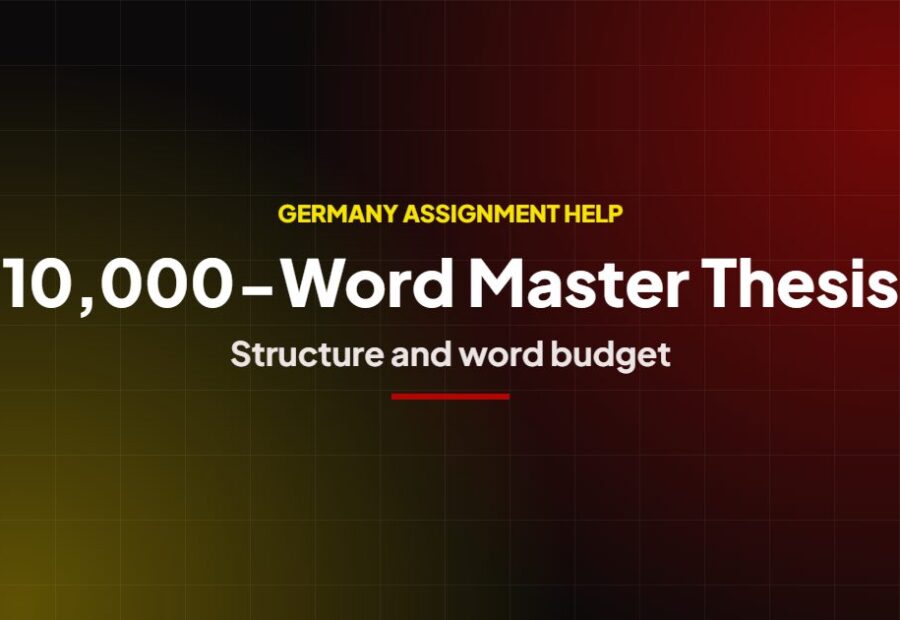 10,000-Word Master Thesis Structure: Word Budget per Chapter