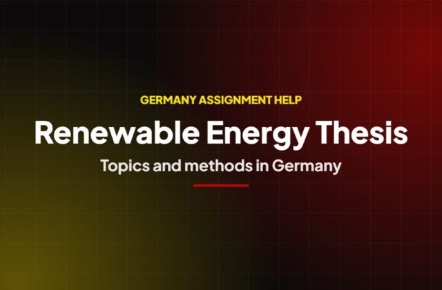 Renewable Energy Master Thesis Topics and Methods for Germany