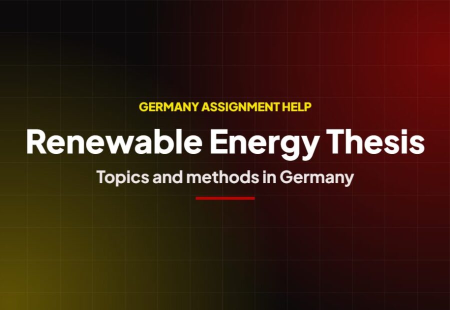 Renewable Energy Master Thesis Topics and Methods for Germany